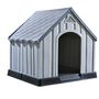 Voir la diapositive 2 : VIDAXL Niche pour chiens Gris 92x87x91 cm Plastique