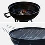 SWEEEK Barbecue charbon de bois Georges + mallette d'ustensiles 18 accessoires