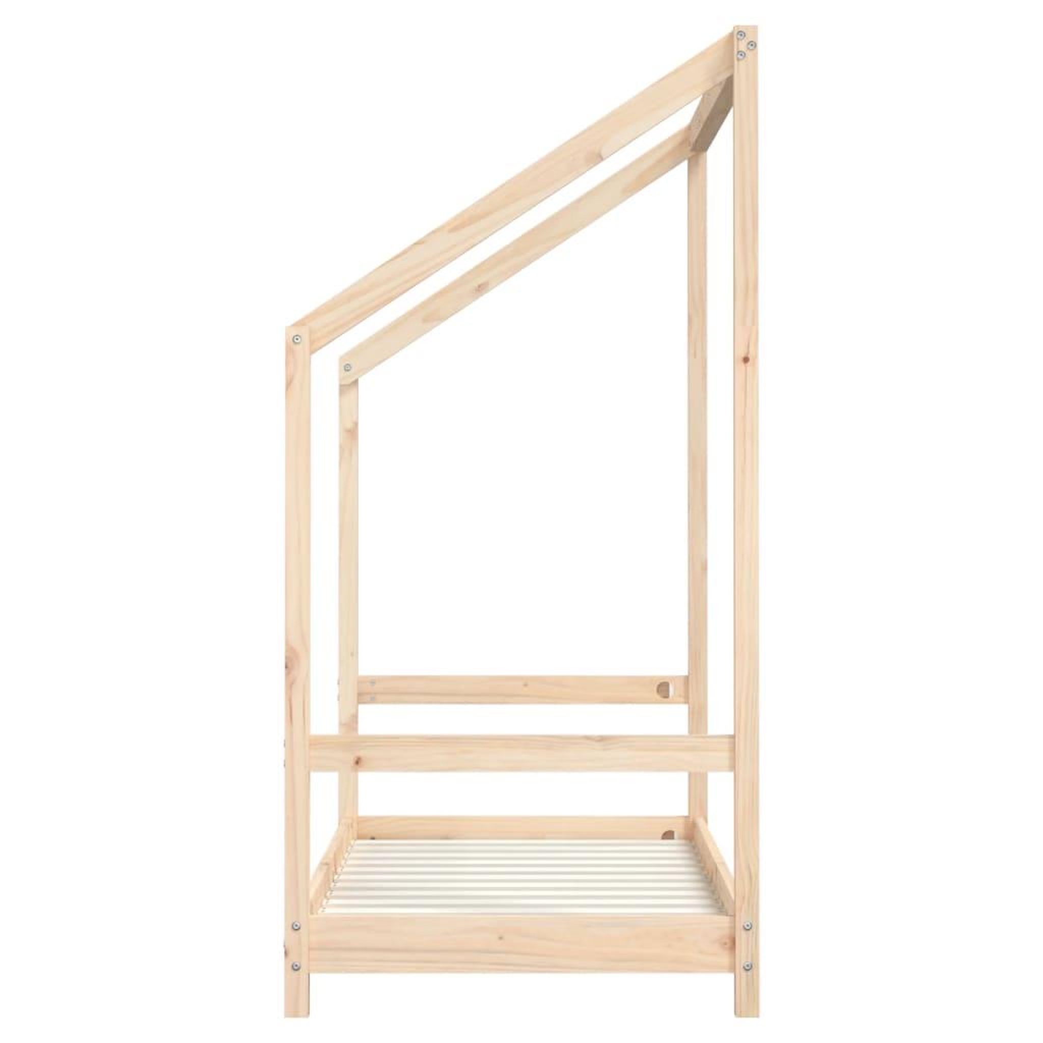 Voir la diapositive 5 : VIDAXL Cadre de lit pour enfant 2x(70x140) cm bois de pin massif