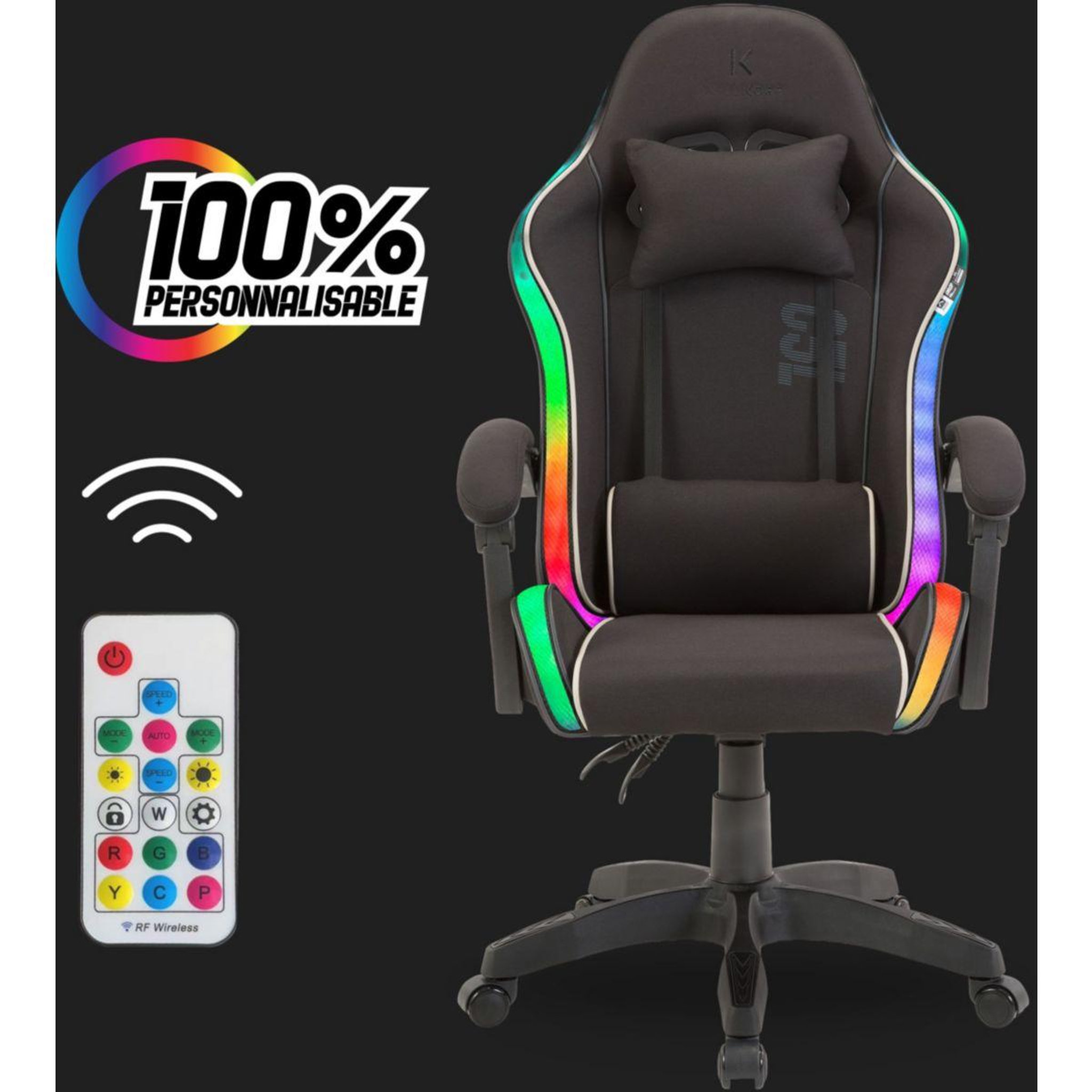 Voir la diapositive 2 : SKILLKORP Chaise gaming c5l access