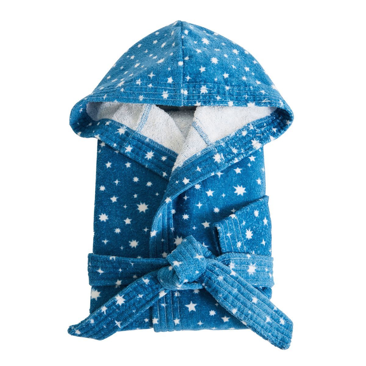 ACTUEL Peignoir fantaisie enfant en coton étoiles 360 g/m²