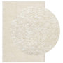 Voir la diapositive 3 : VIDAXL Tapis ISTAN a poils longs aspect brillant creme 140x200 cm