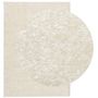 Voir la diapositive 3 : VIDAXL Tapis ISTAN a poils longs aspect brillant creme 140x200 cm