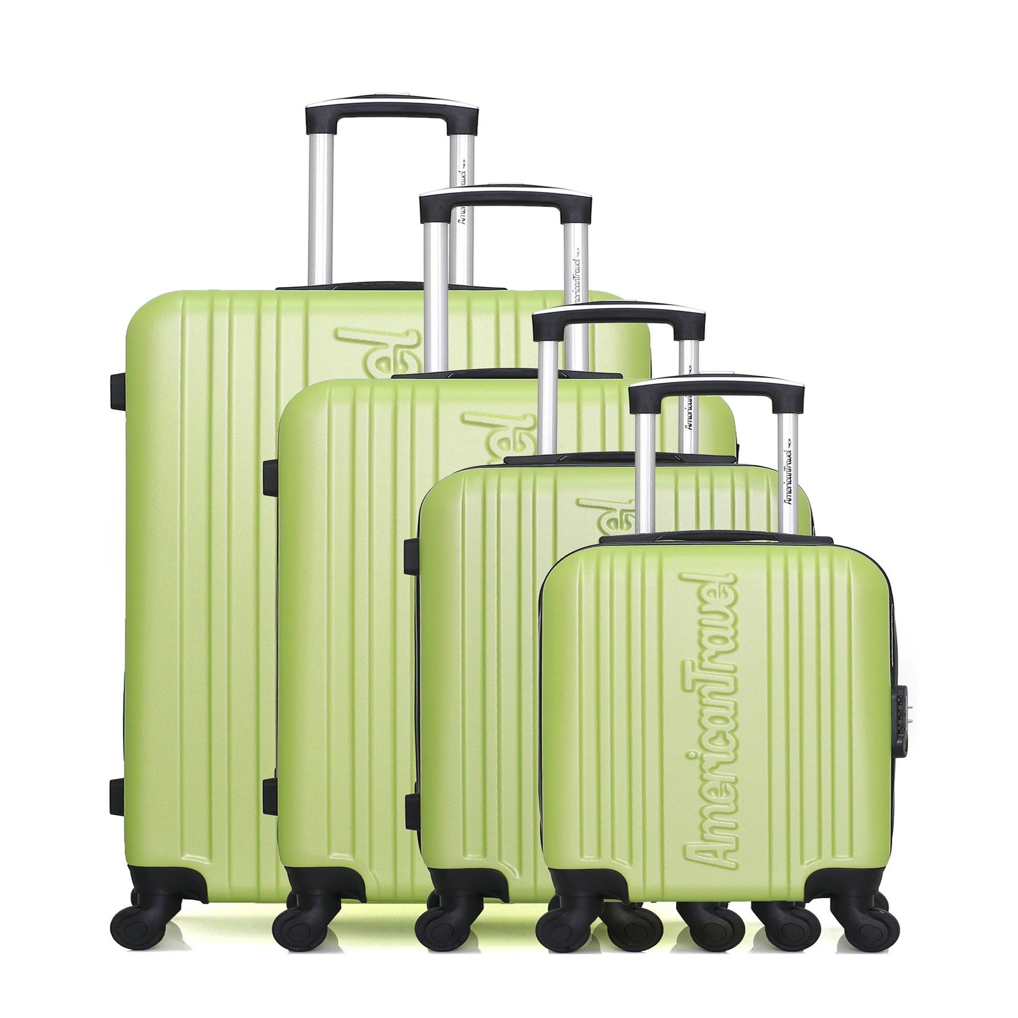 AMERICAN TRAVEL American travel - set de 4 valises springfield-m 75 cm 4 roues