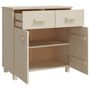Voir la diapositive 5 : VIDAXL Buffet HAMAR Marron miel 79x40x80 cm Bois massif de pin