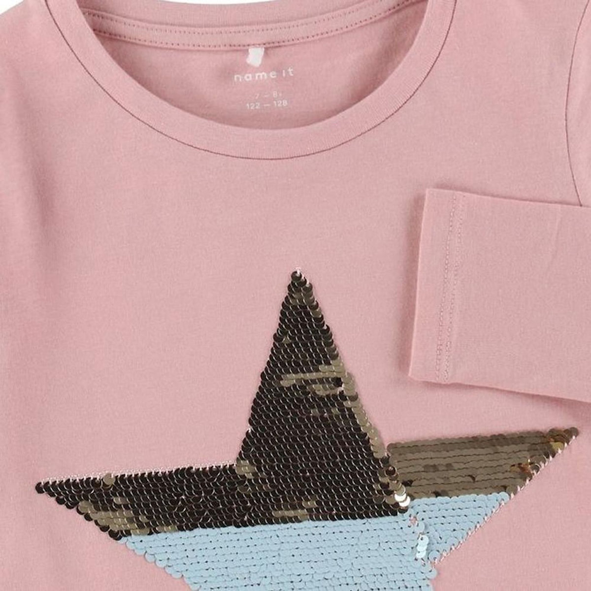 NAME IT T-shirt Manches Longues Rose Fille Name it Tania