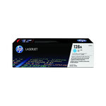 HP Cartouche de toner HP 128A (CE321A) cyan pour imprimantes HP Color LaserJet CP1525/CM1415MFP