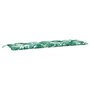 Voir la diapositive 4 : VIDAXL Coussins de banc de jardin lot de 2 motif de feuilles
