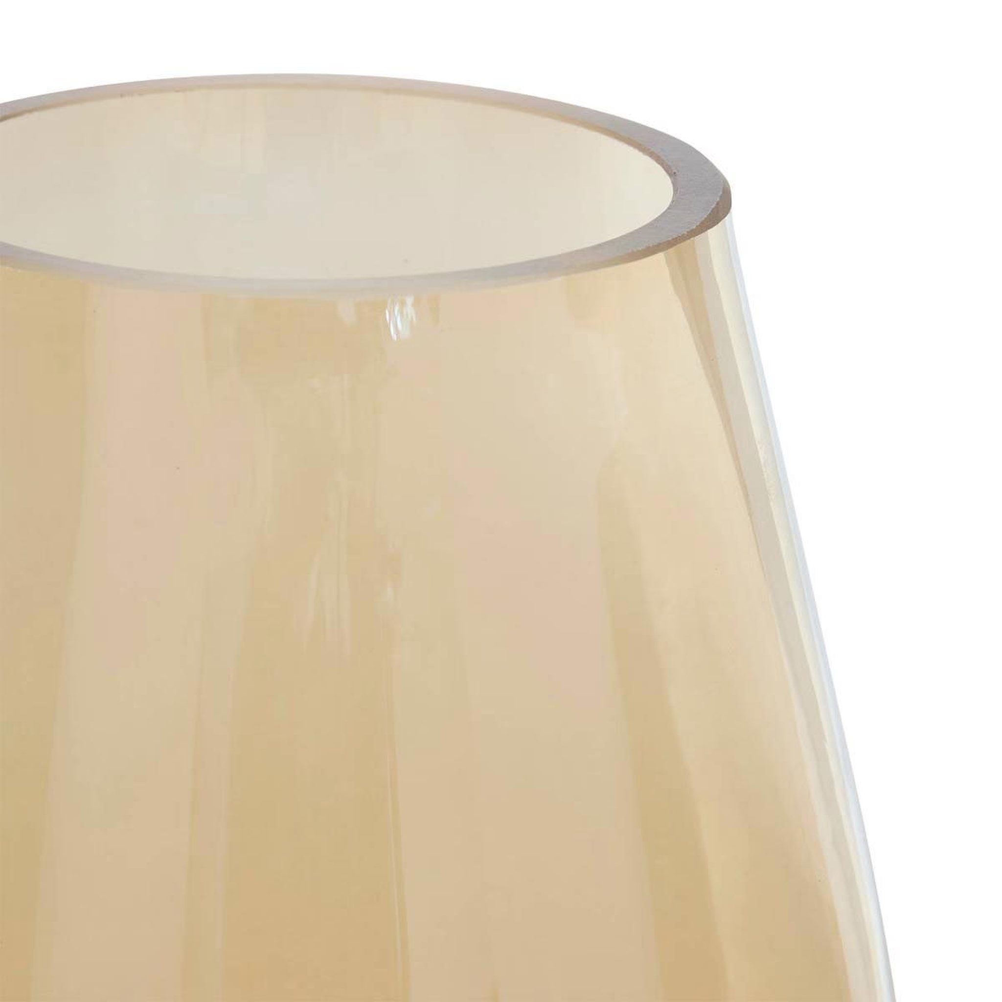 Voir la diapositive 2 : ATMOSPHERA Vase en verre craquelé  alexis  40cm transparent