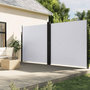 Voir la diapositive 1 : VIDAXL Auvent lateral retractable blanc 220x1000 cm