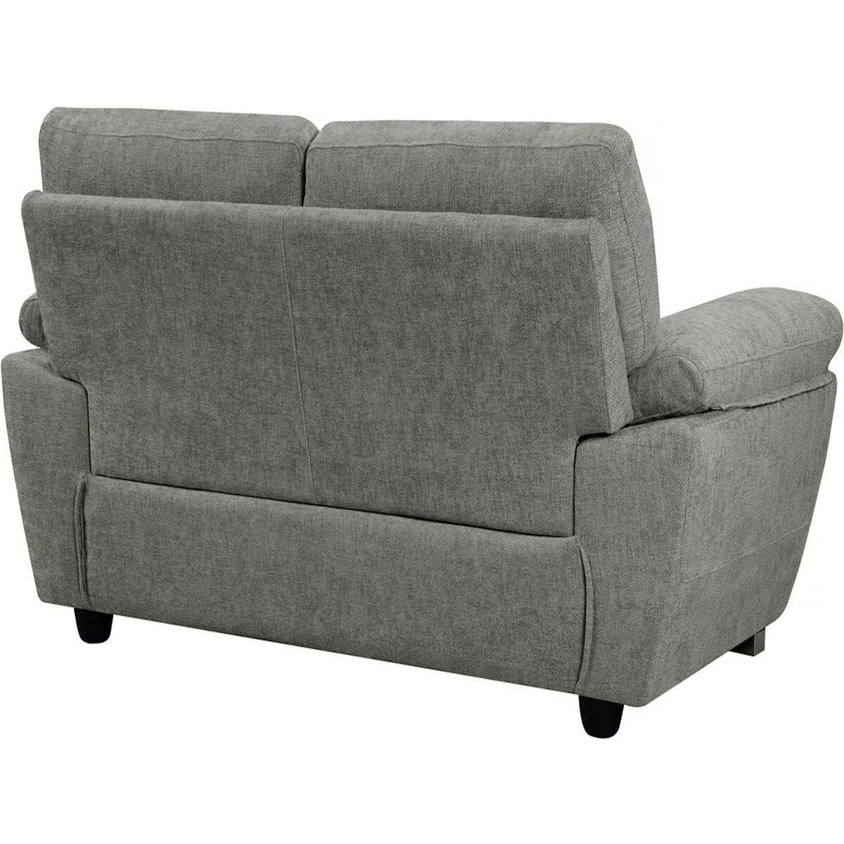 Habitat et Jardin Canapé fixe en tissu  Dallas  - 169 x 88 x 90 cm - 2 places - Gris