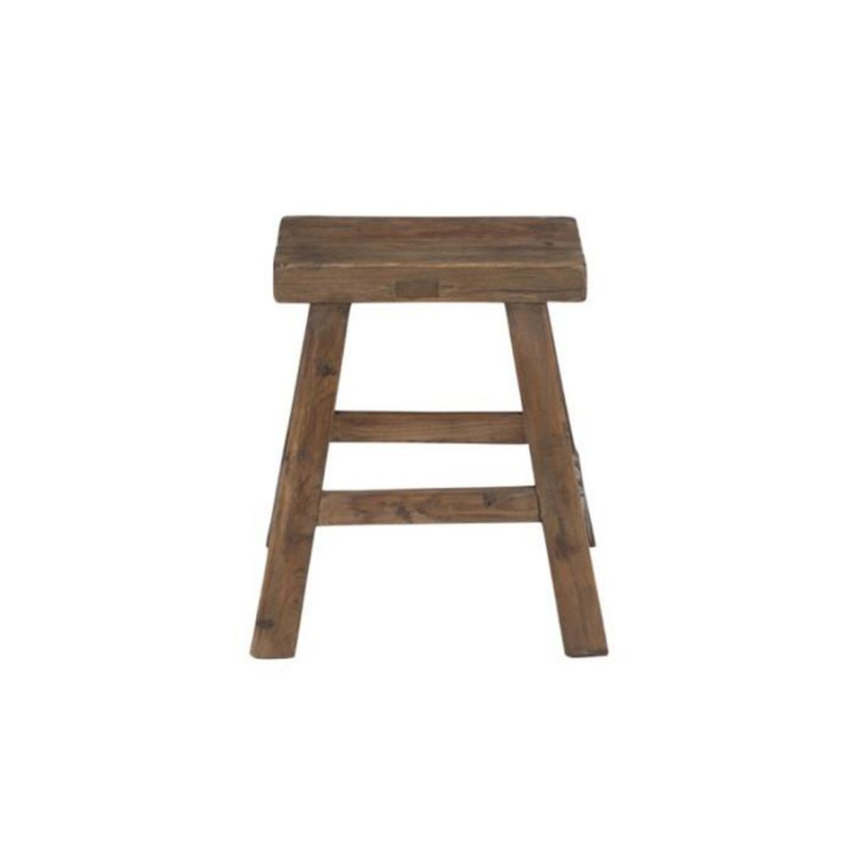 Paris Prix Tabouret Rectangulaire en Bois  Kelig  35cm Marron