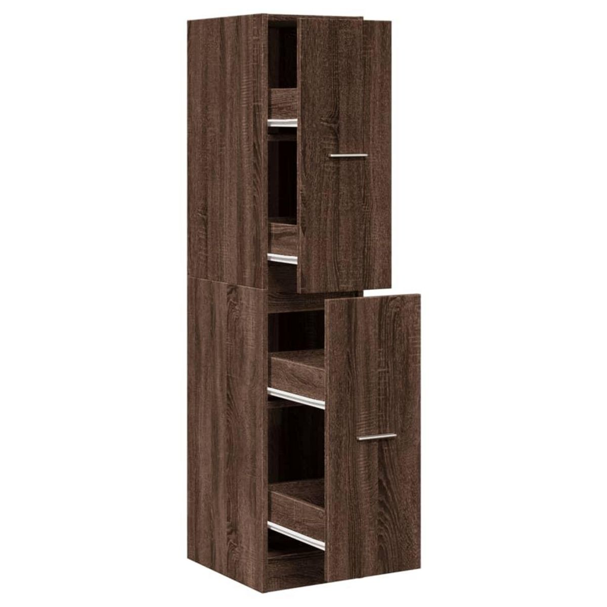 VIDAXL Armoire apothicaire chene marron 30x41x144,5 cm bois ingenierie