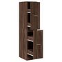 Voir la diapositive 2 : VIDAXL Armoire apothicaire chene marron 30x41x144,5 cm bois ingenierie