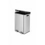 Voir la diapositive 3 : MIOGO Poubelle de cuisine tri sélectif Tri selectif 60L inox