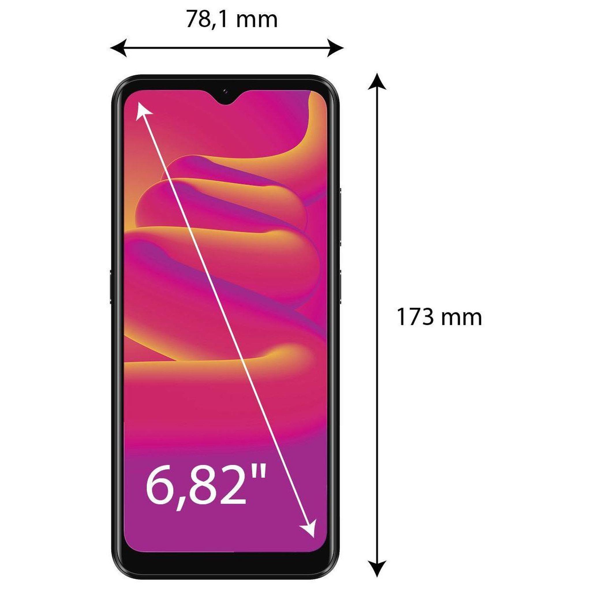 Voir la diapositive 3 : Logicom Téléphone portable Luma 128Go Noir