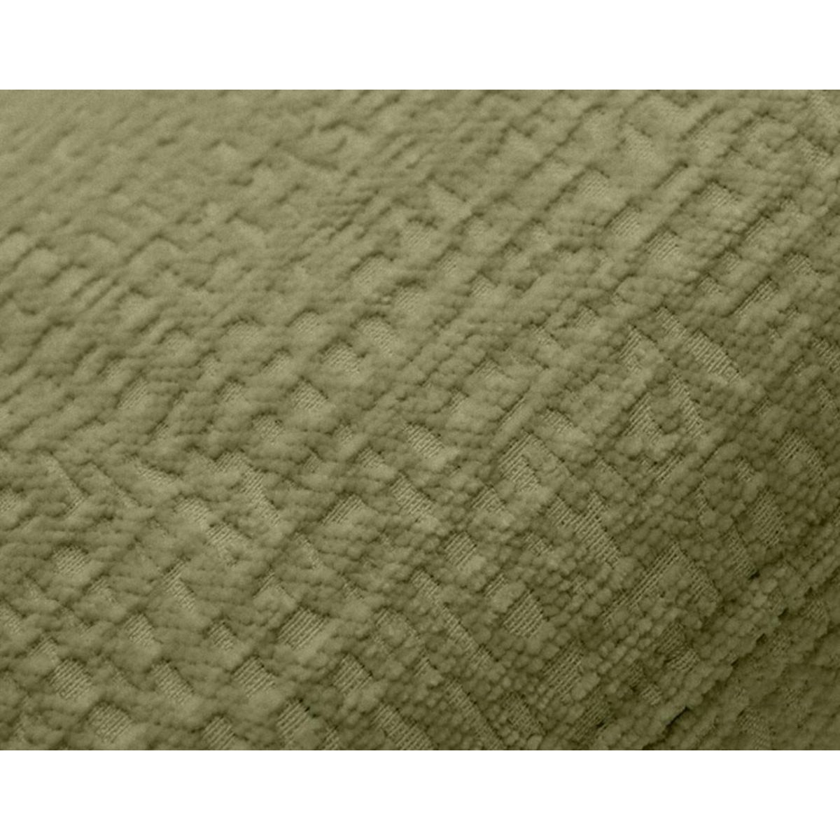 LISA DESIGN Bastille - pouf en tissu velours relief