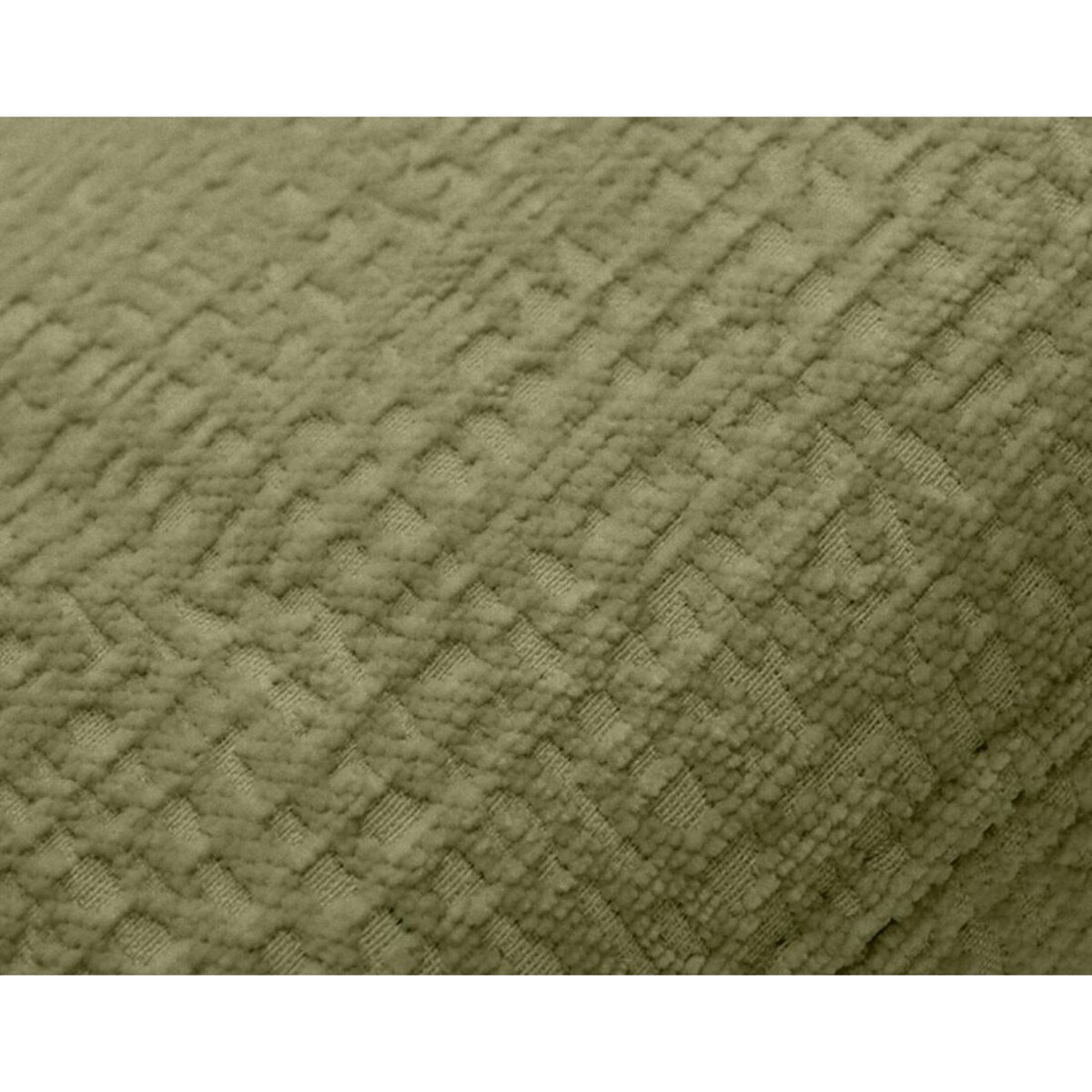 LISA DESIGN Bastille - pouf en tissu velours relief