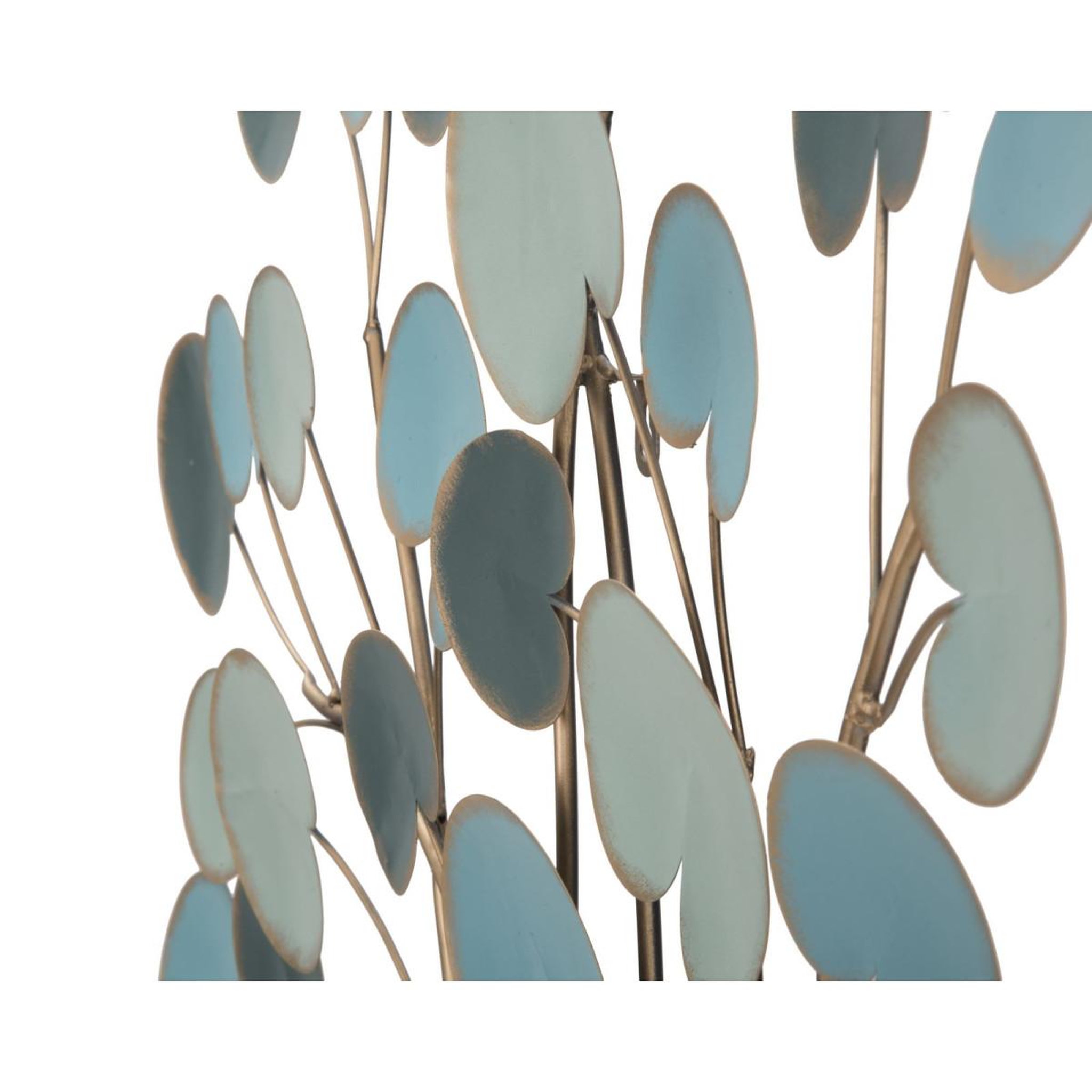 Voir la diapositive 5 : Paris Prix Décoration murale en métal  pommier  90cm bleu