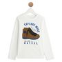 Voir la diapositive 1 : IN EXTENSO T-shirt manches longues imprimé boots garçon