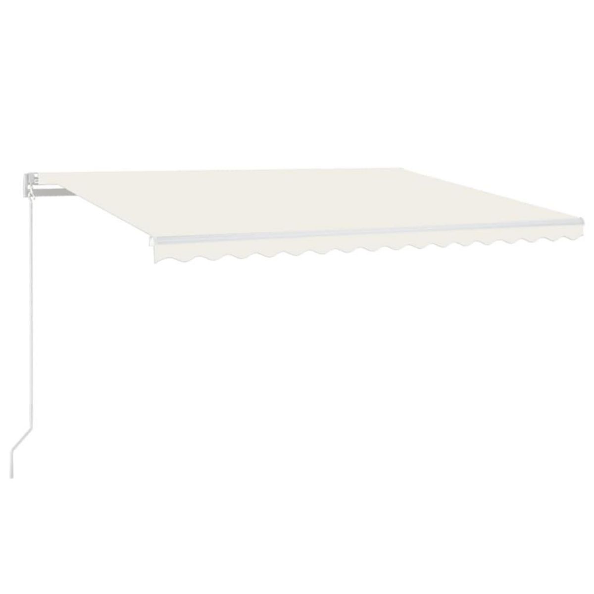 VIDAXL Auvent retractable automatique 450x300 cm Creme