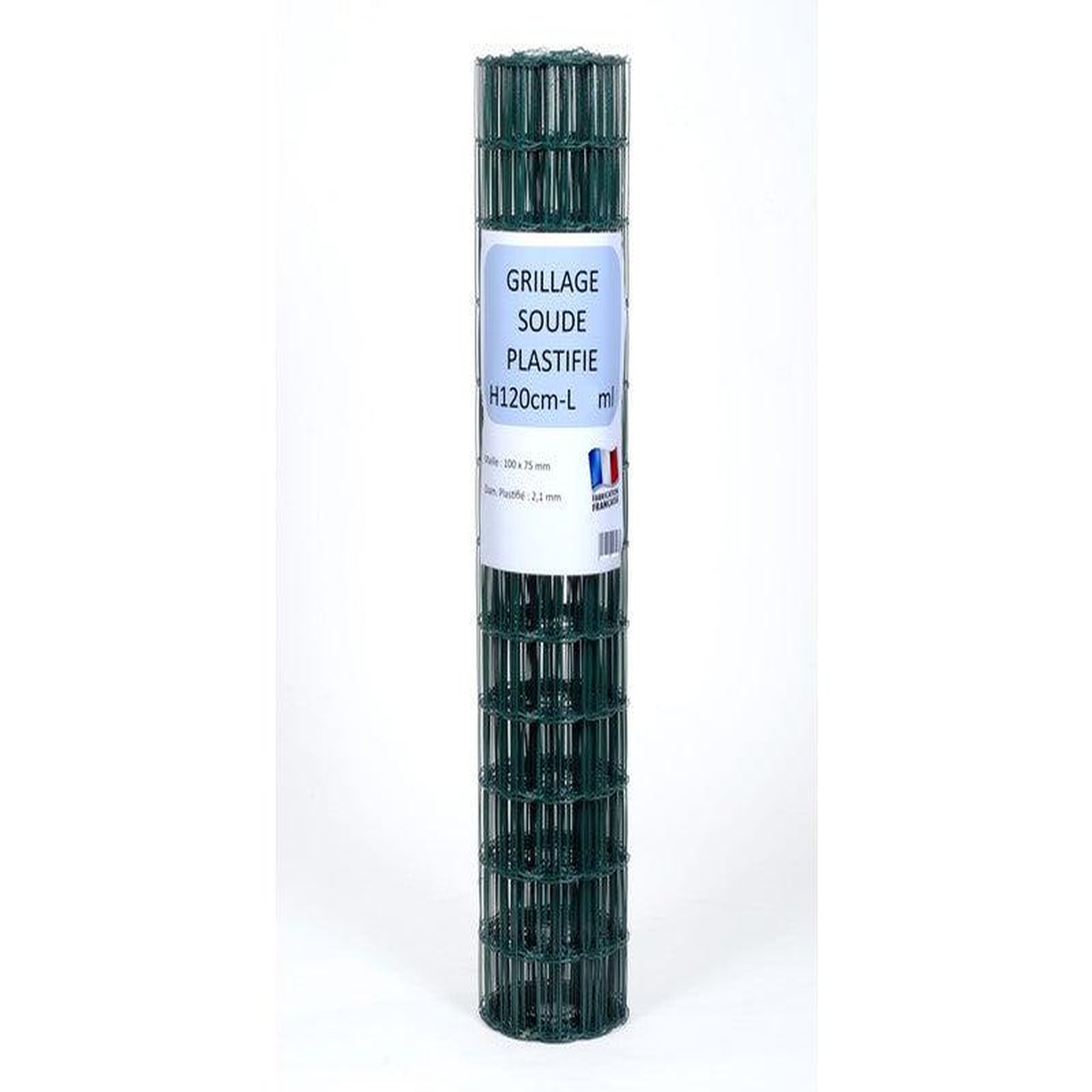 CENTRALE BRICO Grillage vert 100 x 75 cm H. 1 m L. 25 m