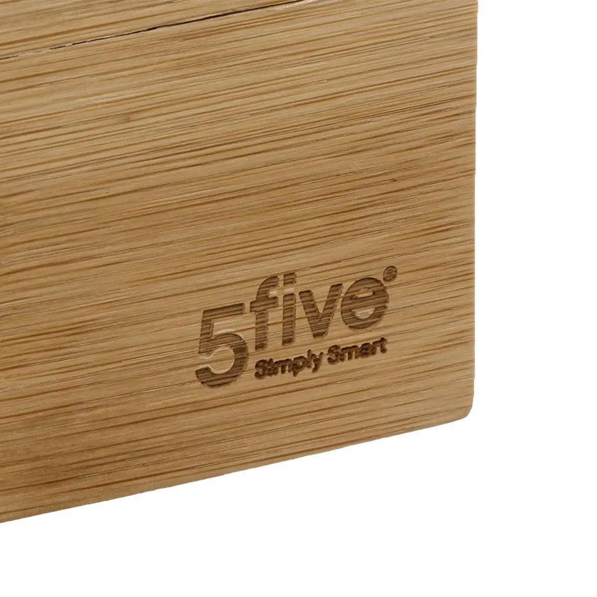Voir la diapositive 4 : FIVE Range-couverts en bambou  tidy smart  38cm naturel