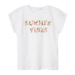 NAME IT T shirt  Fille Name it Famma. Coloris disponibles : Blanc