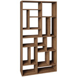 Habitat et Jardin Bibliothèque en bois  Nicola  - 90 x 30 x 180 cm - Marron