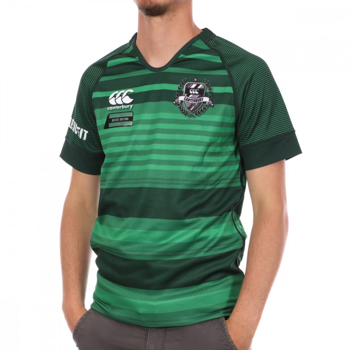 CANTERBURY Maillot de Rugby Vert Homme Canterbury Pro Athletic Hora