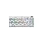 Logitech Clavier Logitech G PRO X TKL LIGHTSPEED Sans fil Blanc