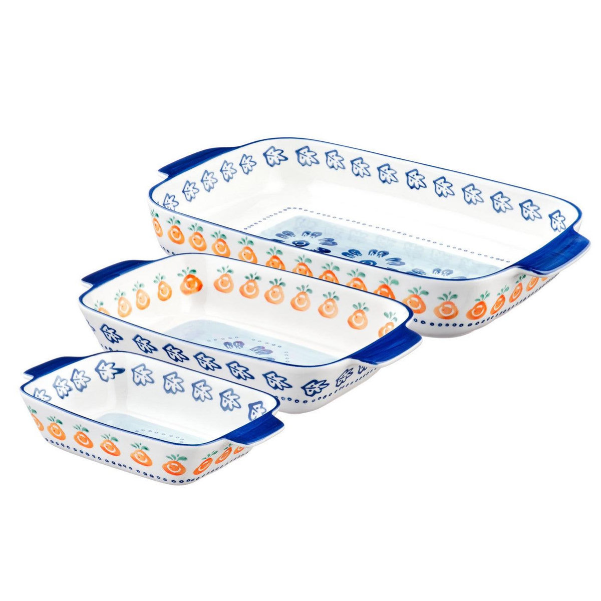 BJORN Plat à four NAPOLI - 3 pièces - Agrume