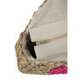 Voir la diapositive 3 : Paris Prix Sac de Plage  Fleur  40cm Naturel & Fuchsia