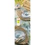 Voir la diapositive 3 : TOILINUX Lot de 6 sets de table feuille en roseau - 48 x 38 cm - Marron