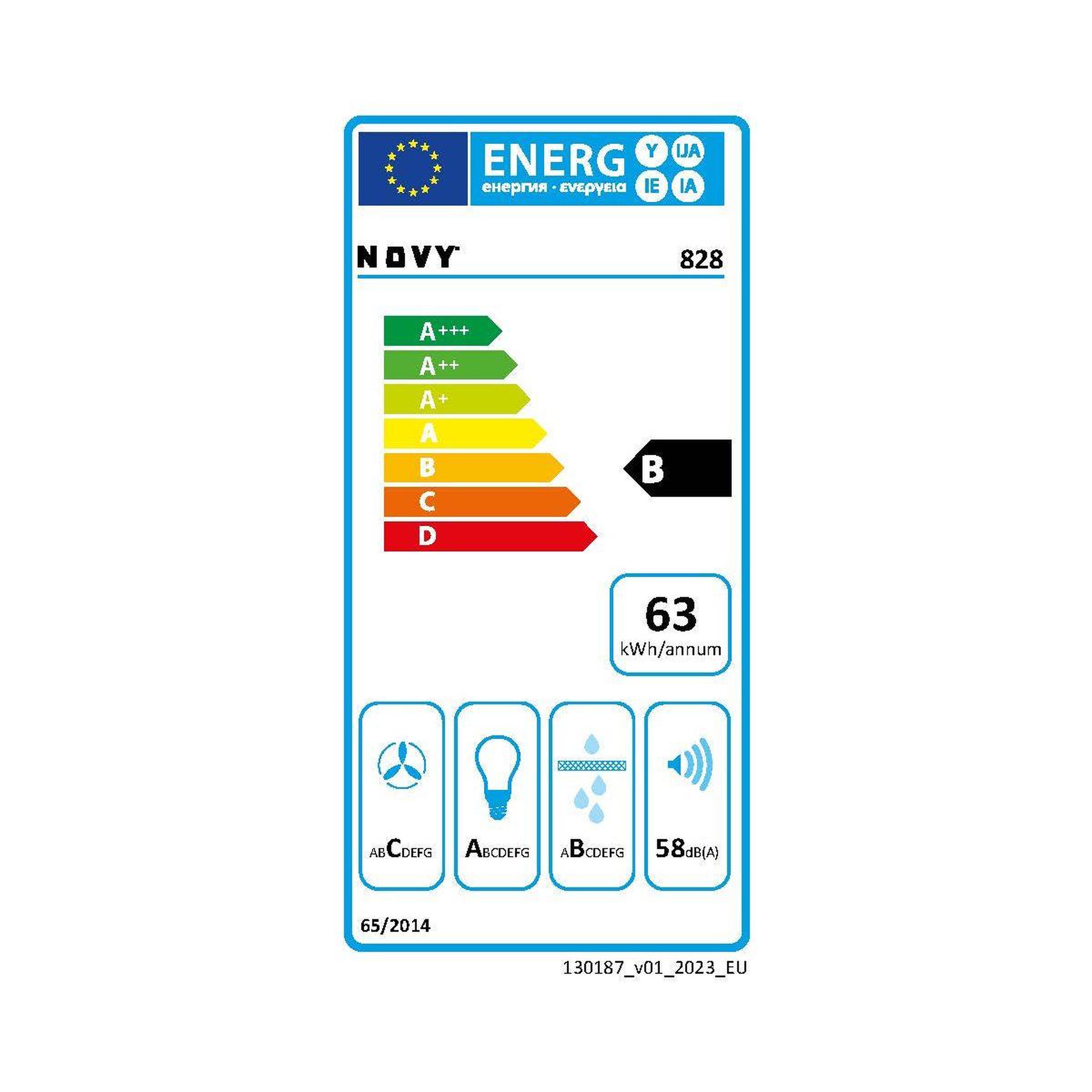 Voir la diapositive 5 : Novy Hotte encastrable essence 828