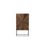 Voir la diapositive 5 : HELLIN Armoire bar en bois et pieds métal - SHINE