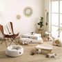 Voir la diapositive 2 : LOVE STORY Tente Bandit en laine bouclée pour chat et chien - Ecru