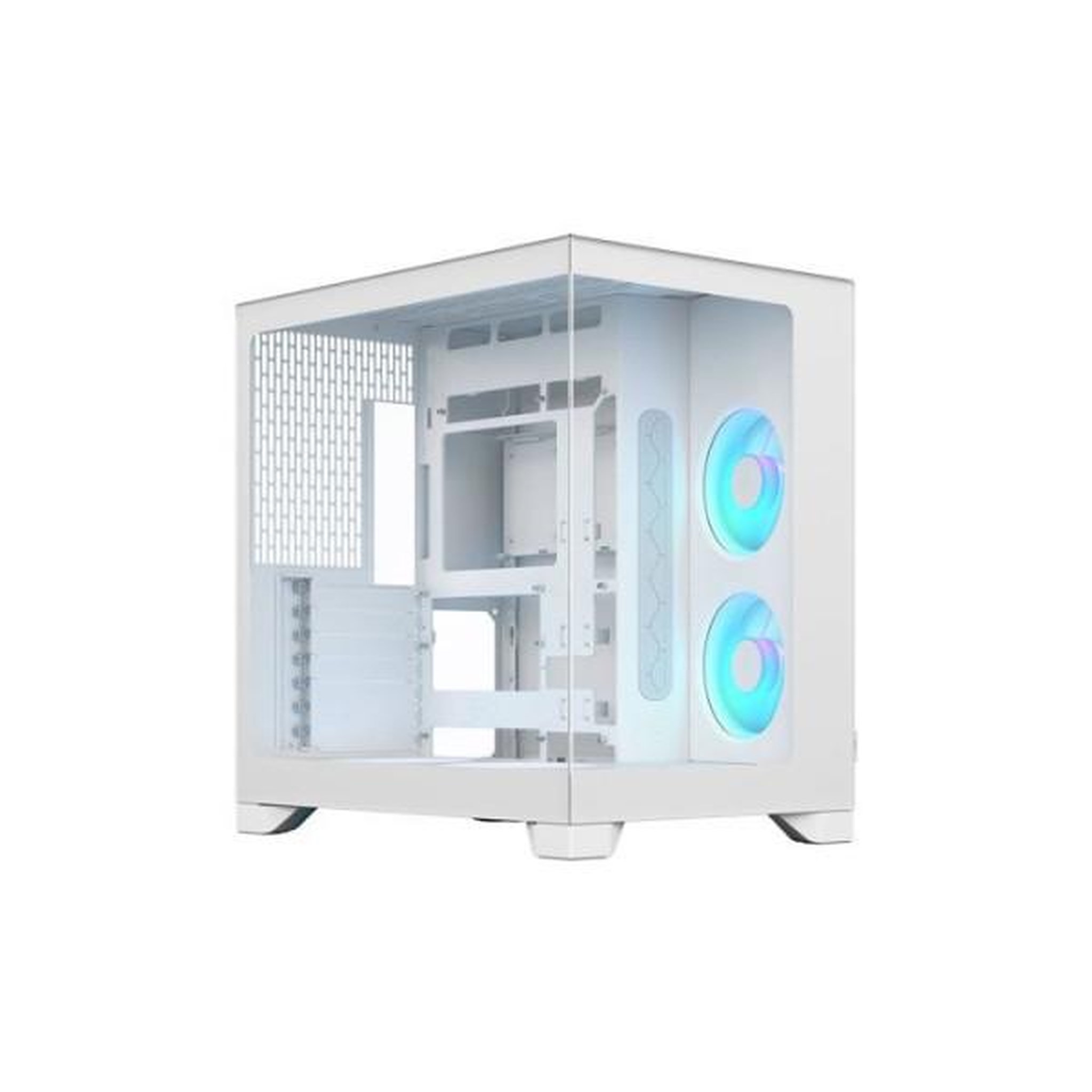Voir la diapositive 2 : Fractal Design Boîtier PC - FRACTAL DESIGN - FD-C-POV2A-03 Pop 2 Vision White RGB - Panneau vitré - Éclairage RGB - ATX - Blanc