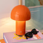 Voir la diapositive 5 : ATMOSPHERA Lampe à Poser LED en Métal  Zola  20cm Orange