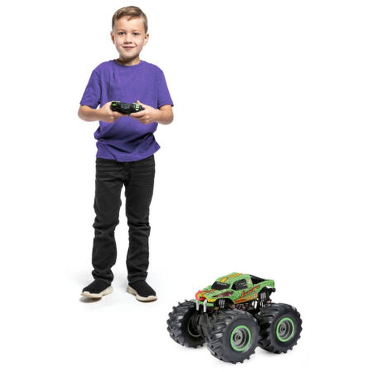 NEW BRIGHT Véhicule RC 1:10 Pleine fonction 4X4 Monster Truck Snake Bit 