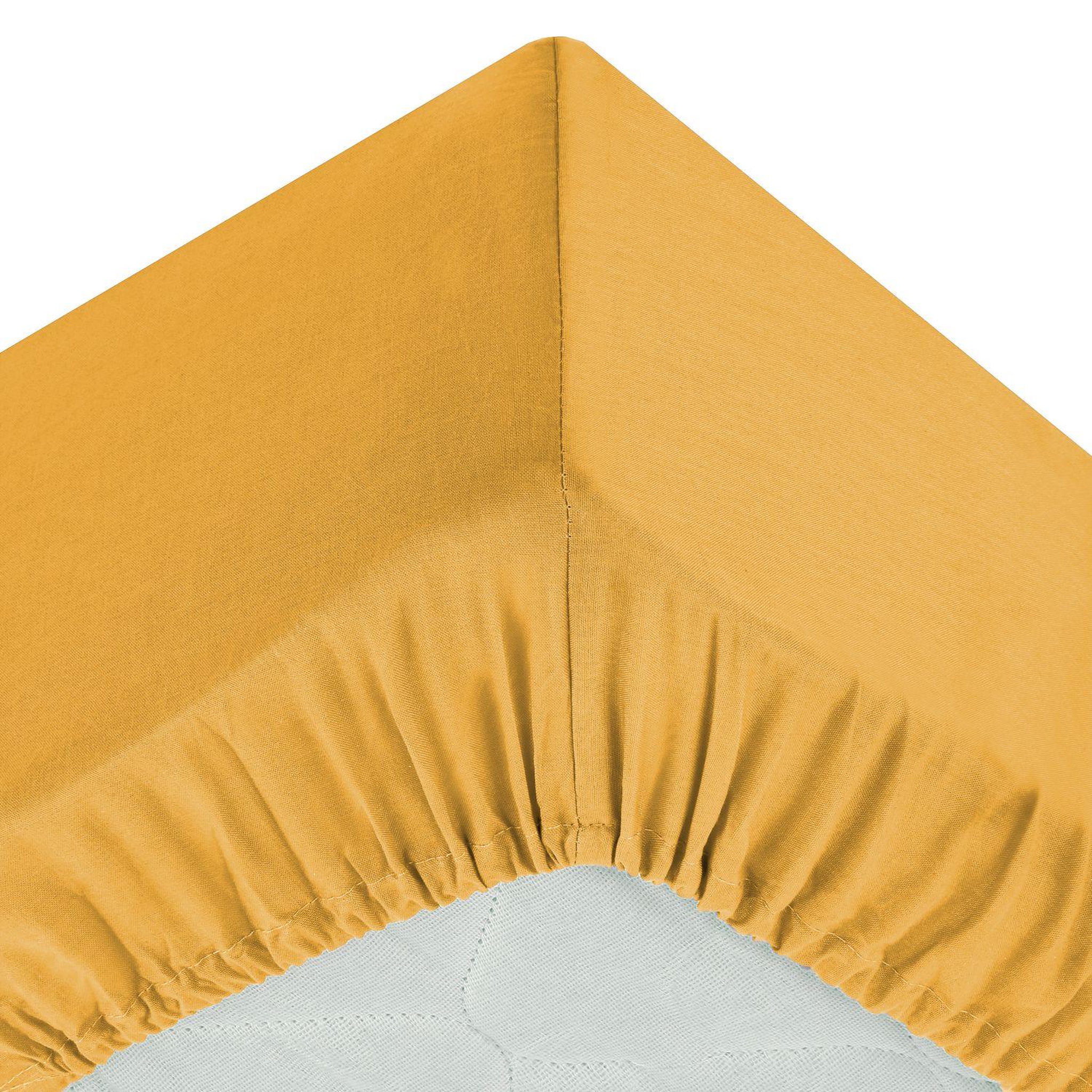 Voir la diapositive 3 : ATMOSPHERA Drap housse bonnet 30 cm 100% coton 2 places