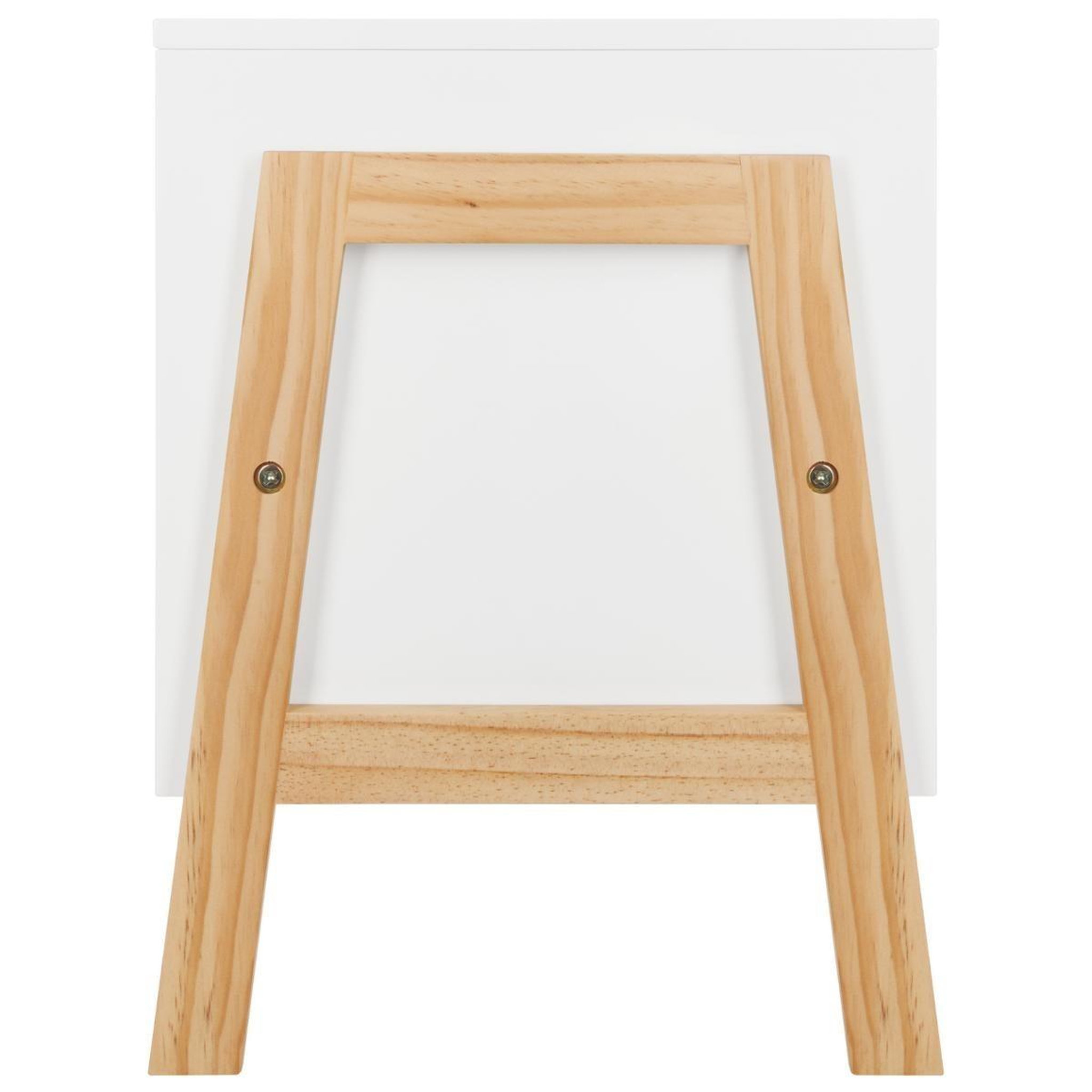Voir la diapositive 3 : Atmosphera Kids Meuble de rangement enfant Douceur - L. 60 x H. 40 cm - Blanc