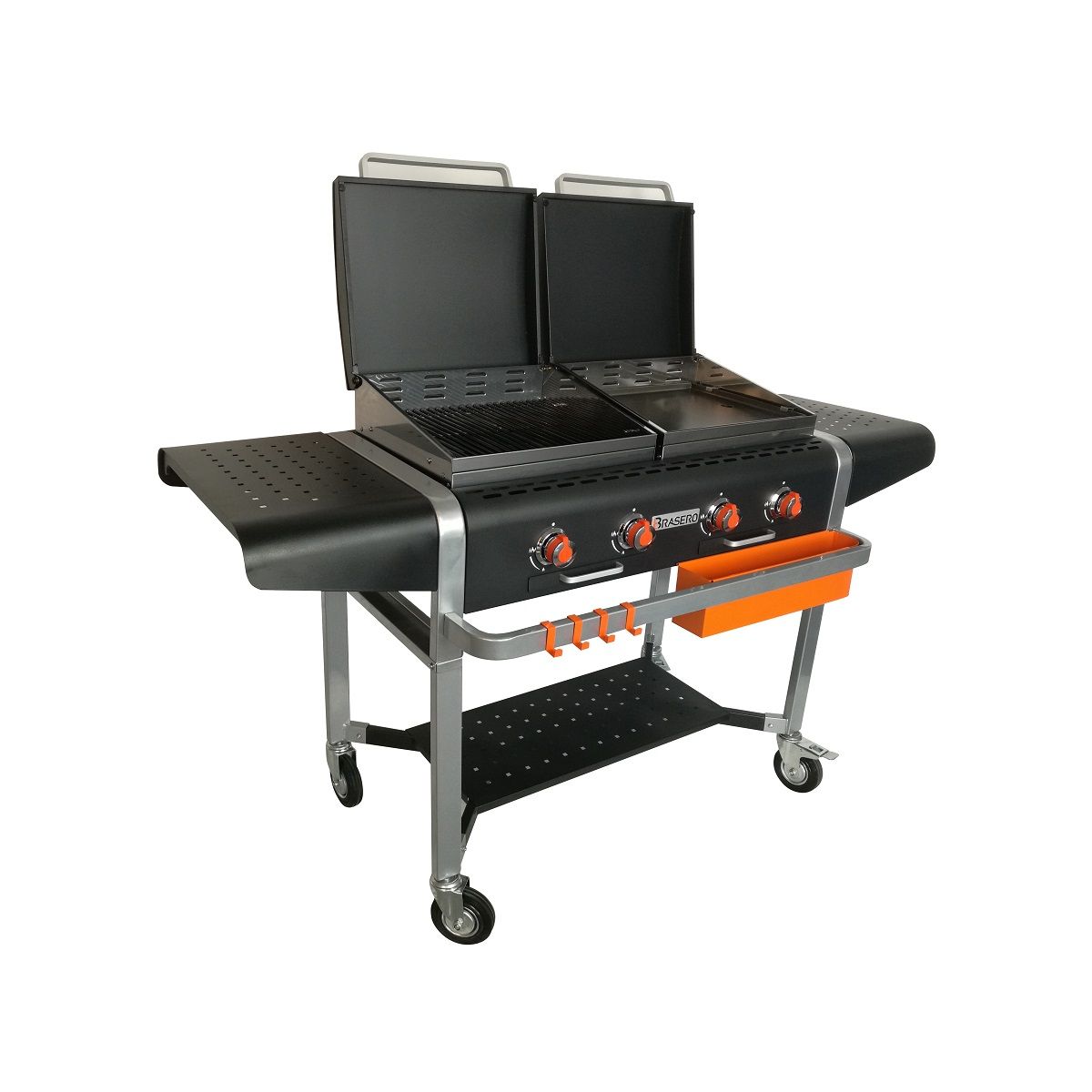 BRASERO Plancha gaz fonction plaque grille MARGAUX