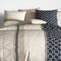 Voir la diapositive 4 : ATELIER DU COTON Parure de couette 3pcs 100%coton 57fils/cm2- nairobi