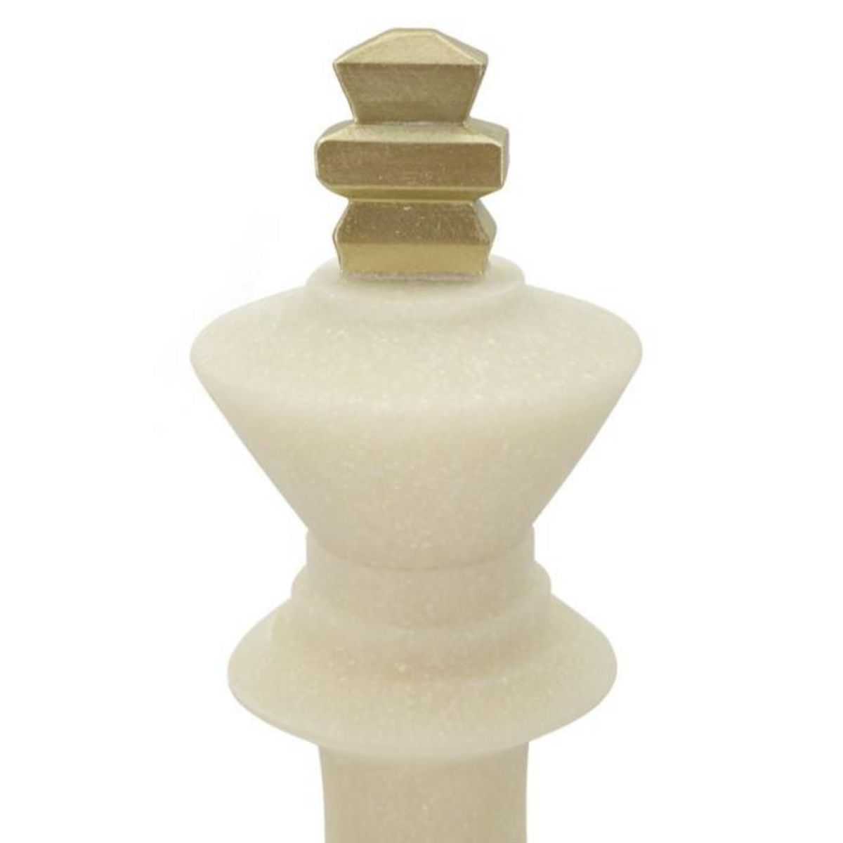 Paris Prix Pièce d'Échec Déco Roi  Quarzy  41cm Blanc