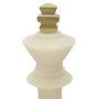 Voir la diapositive 3 : Paris Prix Pièce d'Échec Déco Roi  Quarzy  41cm Blanc