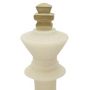 Voir la diapositive 3 : Paris Prix Pièce d'Échec Déco Roi  Quarzy  41cm Blanc