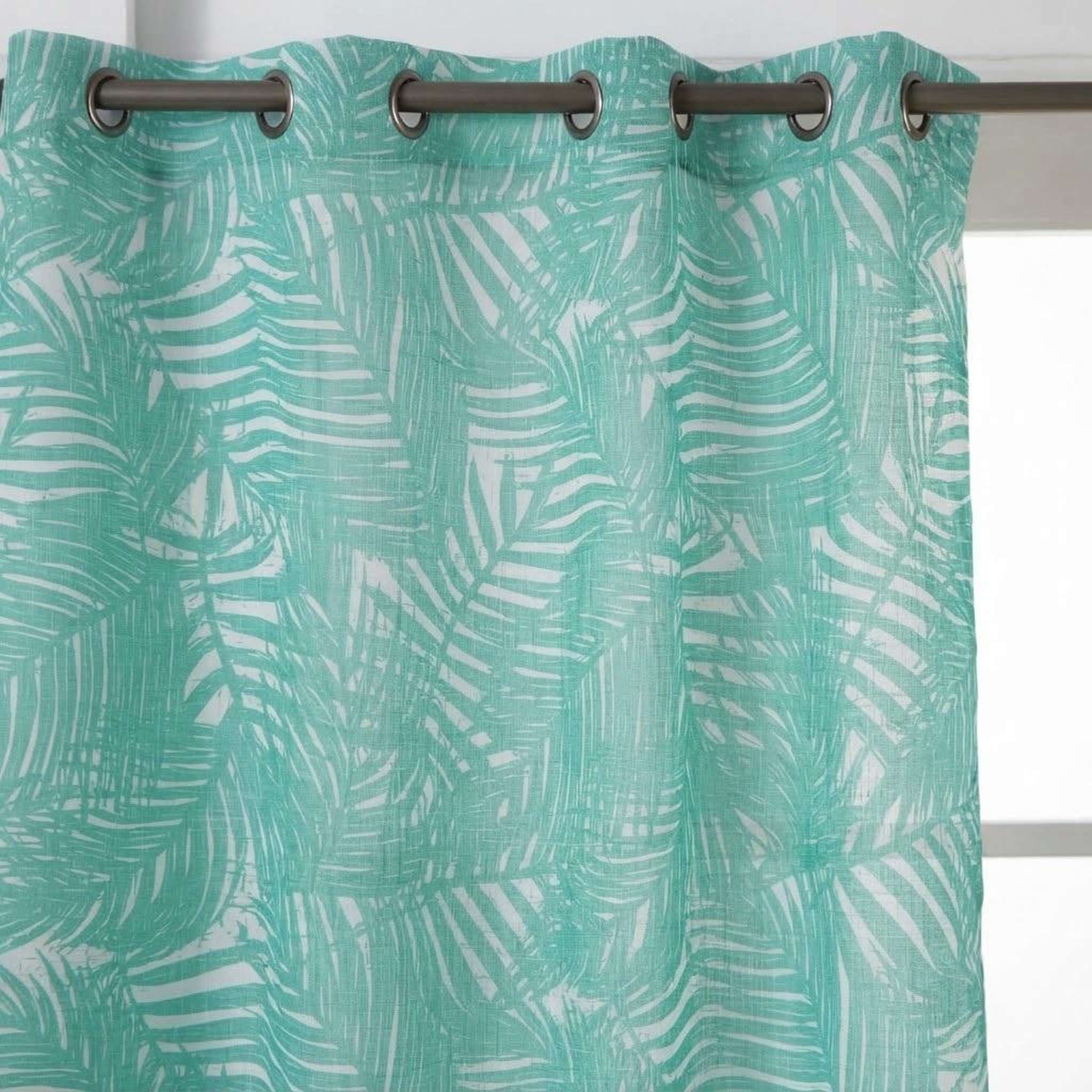 Voir la diapositive 3 : Eden Voilage a oeillets eucalys design et moderne