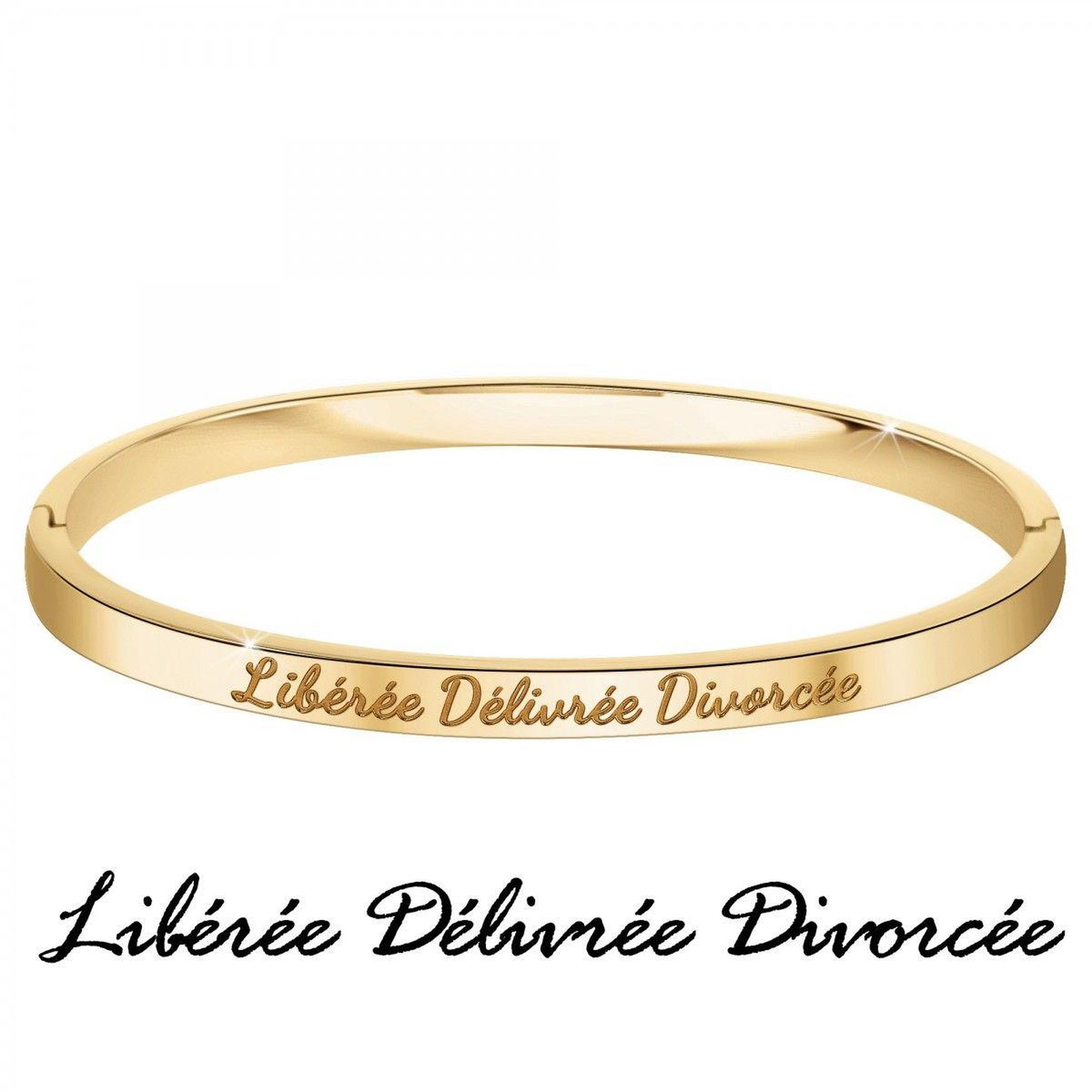 Voir la diapositive 3 : SC CRYSTAL Libérée Délivrée Divorcée - Bracelet par SC Crystal
