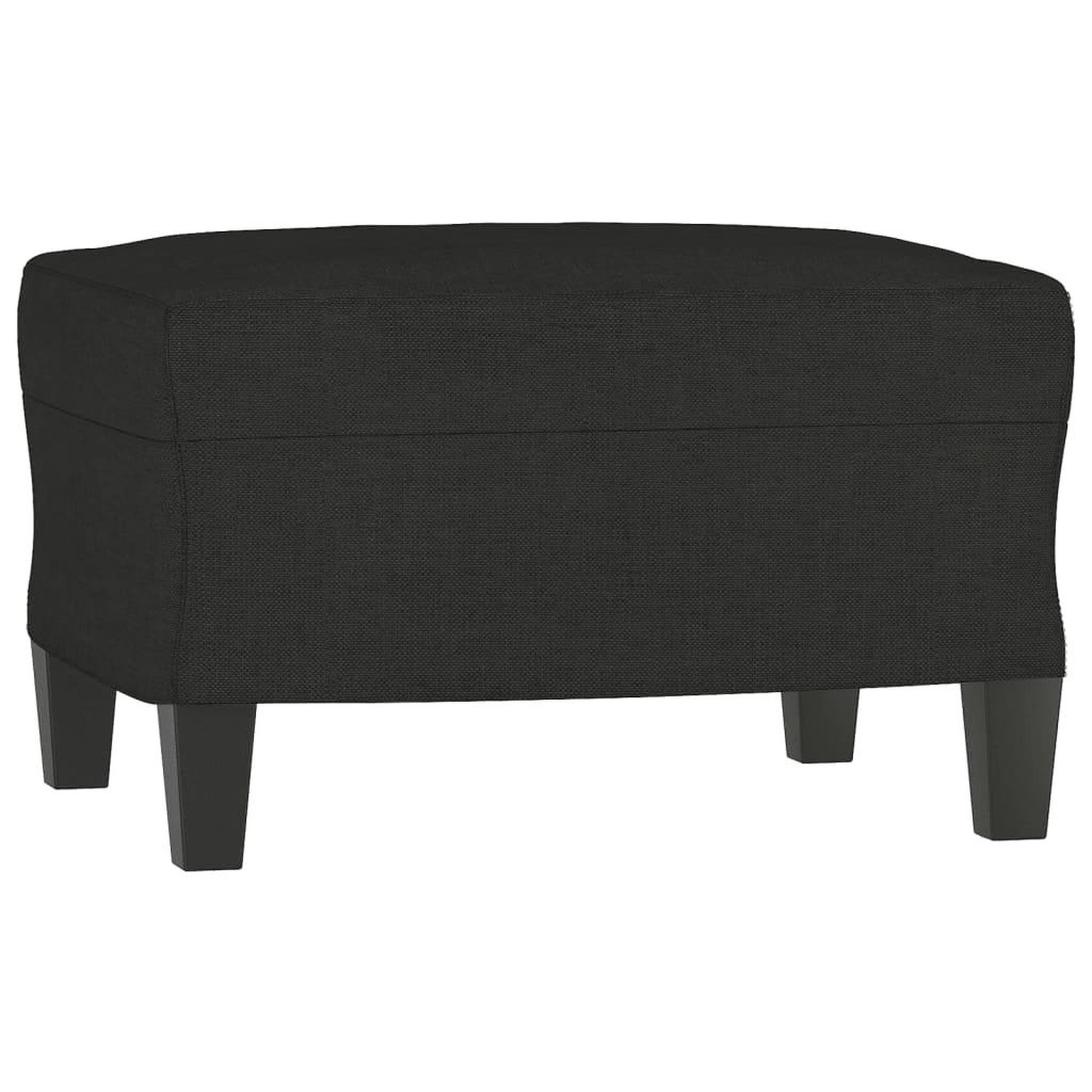Voir la diapositive 5 : VIDAXL Ensemble de canapes 3 pcs avec coussins Noir Tissu